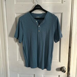 Baby blue j crew T shirt